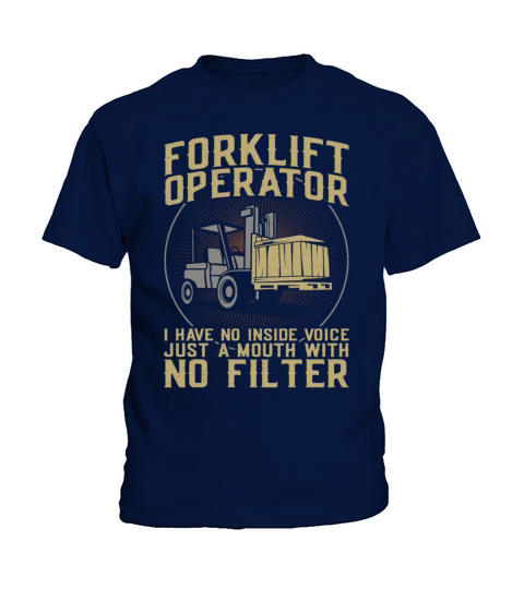 Certified Forklift Truck Operator Kids T-Shirt
