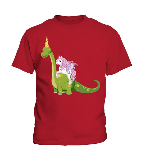 Dinosaur Unicorn Kids T-Shirt