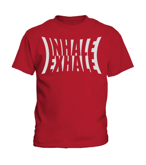 inhale exhale yoga quote Kids T-Shirt