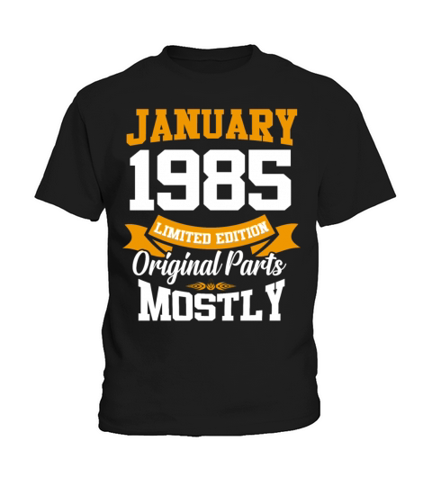 January 1985 Limited Edition Birthday Present Kids T-Shirt
