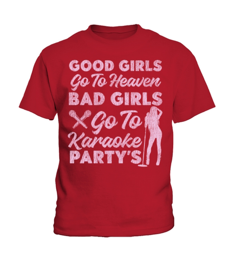 Karaoke Singer Vintage Good Girls Kids T-Shirt
