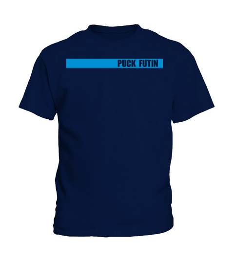puck futin logo design Kids T-Shirt