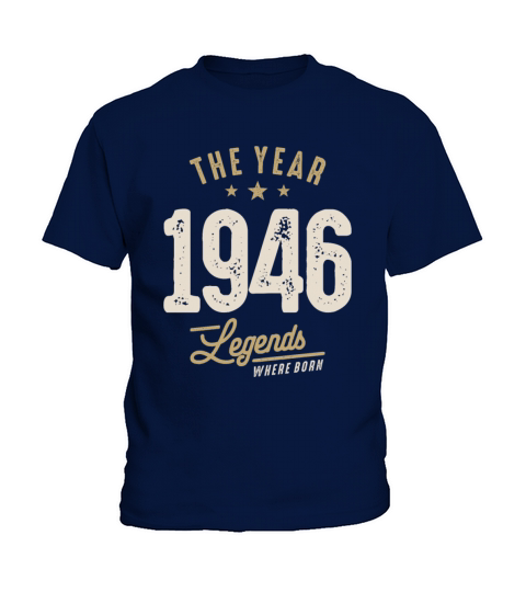 The Year 1946 - 76th Birthday Vintage Classic Kids T-Shirt