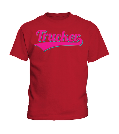 trucker logo Kids T-Shirt