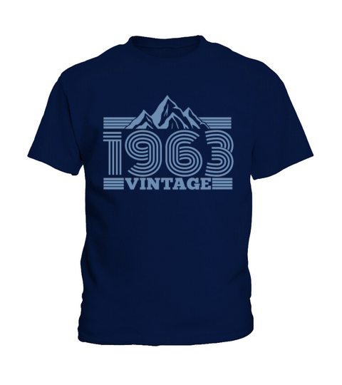 Vintage 1963 Birthday Retro Look Kids T-Shirt