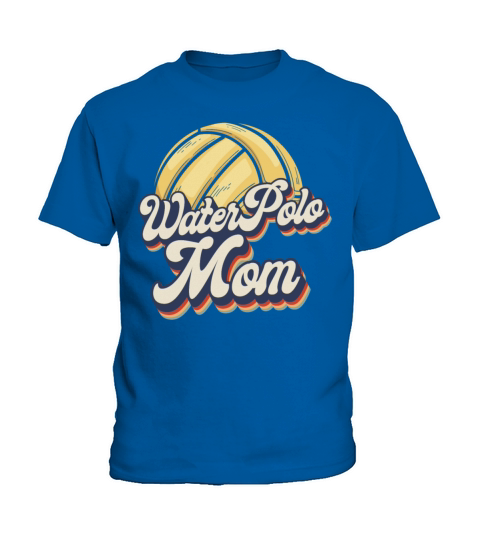 Water Polo Mom Retro Vintage Water Kids T-Shirt