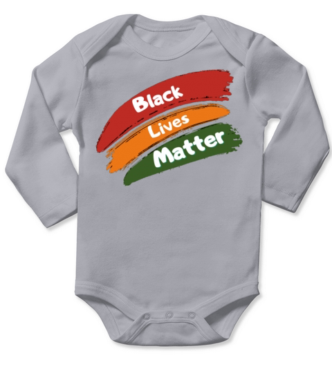 Black Lives matter Long Sleeve Baby One-Piece