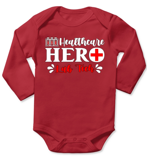 Lab Technician Health Care Hero Medical Laboratory Long Sleeve Baby One-Piece