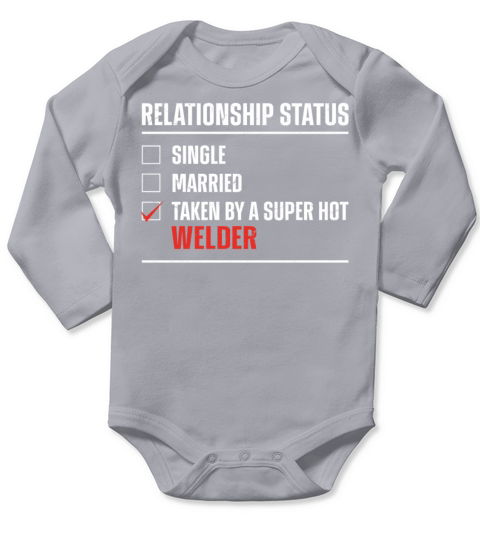 Welder Welding Girlfriend Vintage Long Sleeve Baby One-Piece