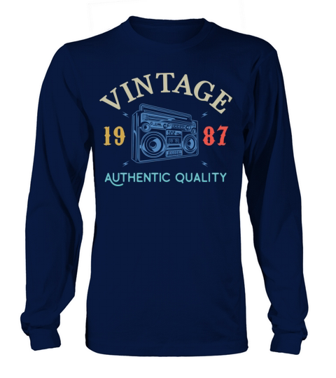 33 Years Old 1987 Vintage 33Rd Birthday Anniversar Long sleeved Unisex