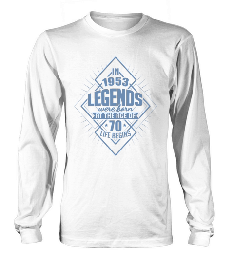 70th birthday 1953 year of birth vintage Long sleeved Unisex