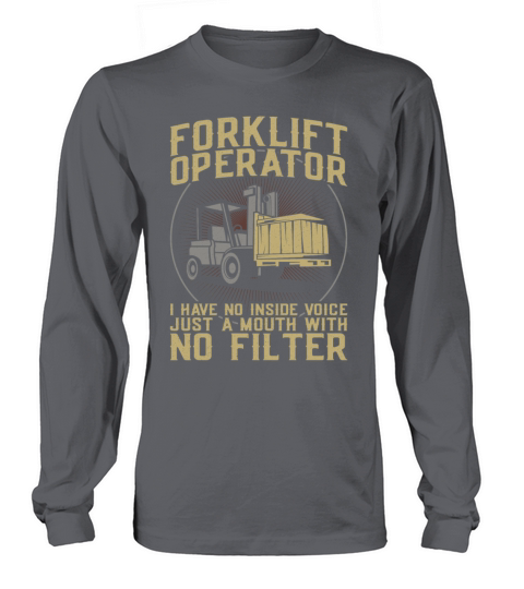 Certified Forklift Truck Operator Long sleeved Unisex