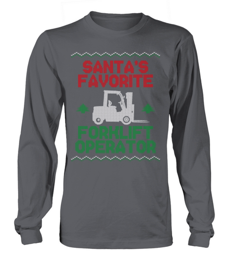 Certified Forklift Truck Operator Long sleeved Unisex