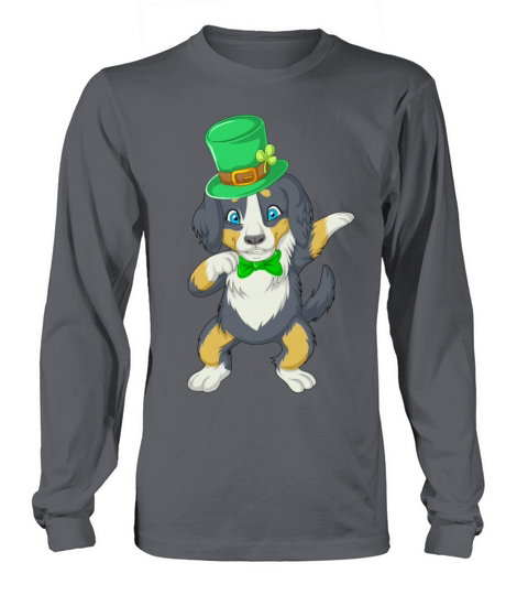 dabbing bernese st patricks day Long sleeved Unisex