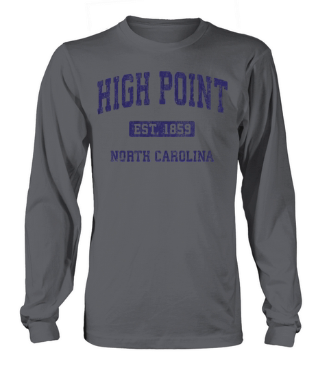 High Point North Carolina Nc Vintage Athletic Spor Long sleeved Unisex