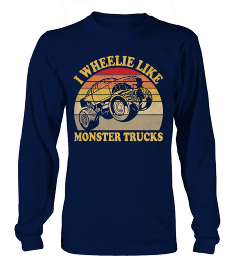 Monster Truck Racing Driving Lifestyle Truck Drive Long sleeved Unisex