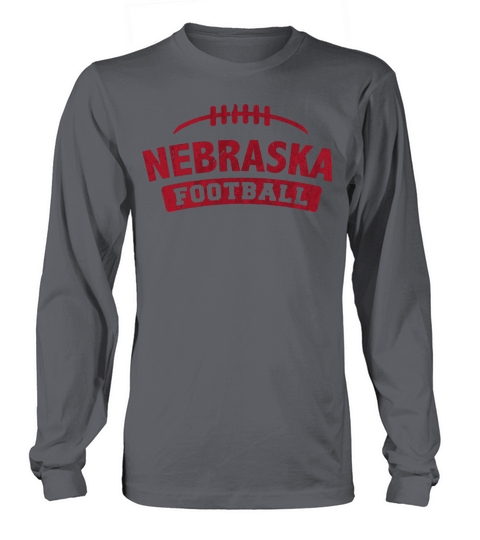 Nebraska Football Vintage Distressed Long sleeved Unisex