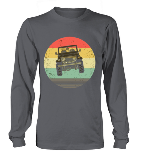 Off Road Retro Vintage Style 4X4 Car Enthusiast Long sleeved Unisex