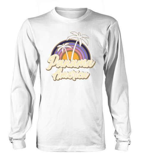 Panama Vintage Sunset Panamanian Wildness Long sleeved Unisex