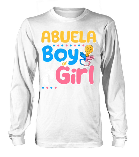 Pink or Blue Abuela Loves You Spanish Grandmother Long sleeved Unisex
