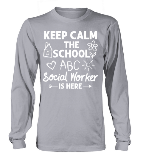 School Social Worker Quotes Appreciation Office Long sleeved Unisex