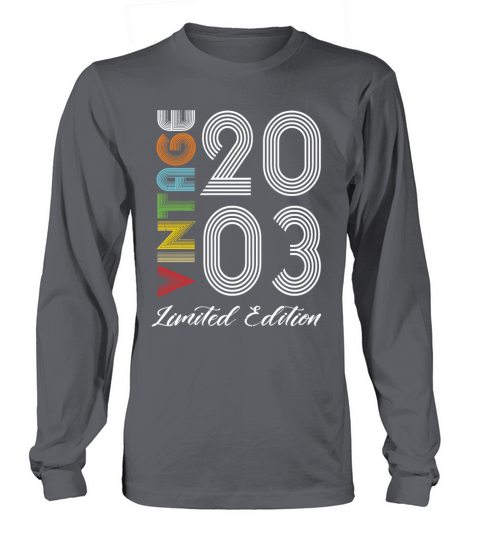 Vintage 2003 Vintage Birthday Retro Vintage Long sleeved Unisex