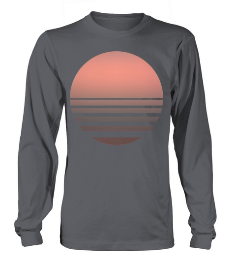 Vintage sunset Long sleeved Unisex
