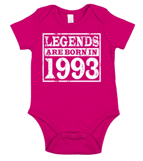 30th birthday vintage 1993 legends born in 1993 Short Sleeve Baby One-Piece