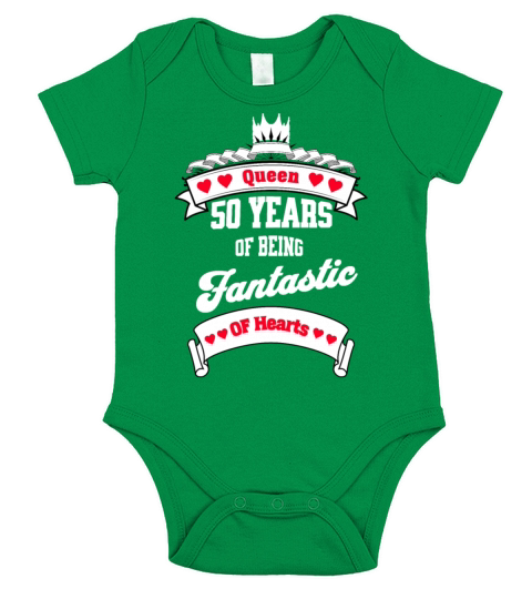 50th birthday tshirt for women Short Sleeve Baby One-Piece