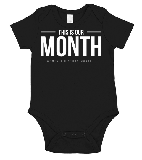B L M Vintage Quote Womens History Month Short Sleeve Baby One-Piece