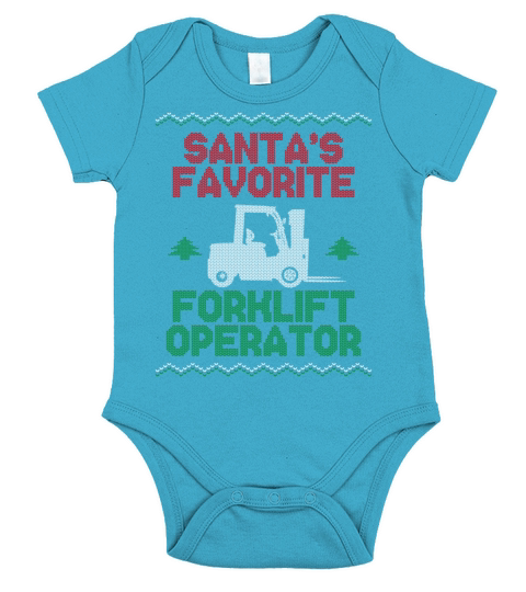 Certified Forklift Truck Operator Short Sleeve Baby One-Piece