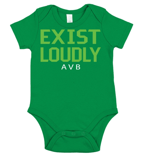 Exist Loudly T Shirt Short Sleeve Baby One-Piece