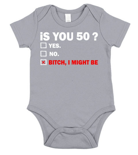 fifty 50 Years Old Birthday 50th Short Sleeve Baby One-Piece