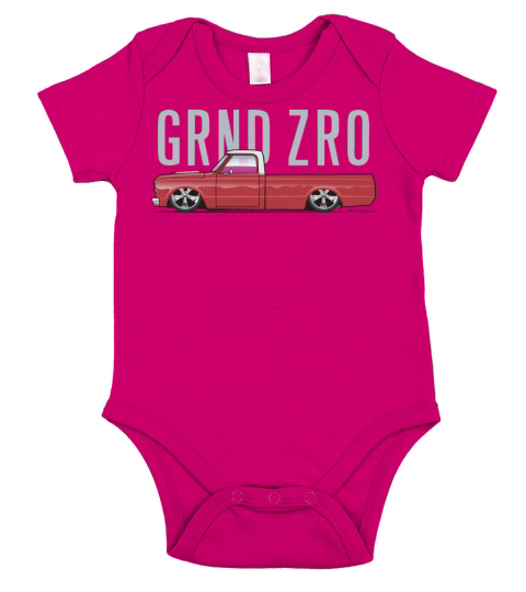 GRND Vermelion Short Sleeve Baby One-Piece