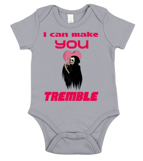 I can make you tremble Short Sleeve Baby One-Piece