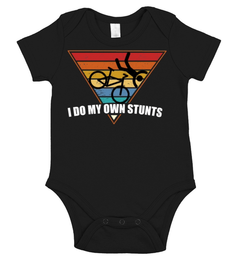 I Do My Own Stunts Get Well Gift Injury Leg Short Sleeve Baby One-Piece