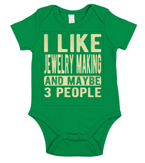 Jewelry making Saying Short Sleeve Baby One-Piece
