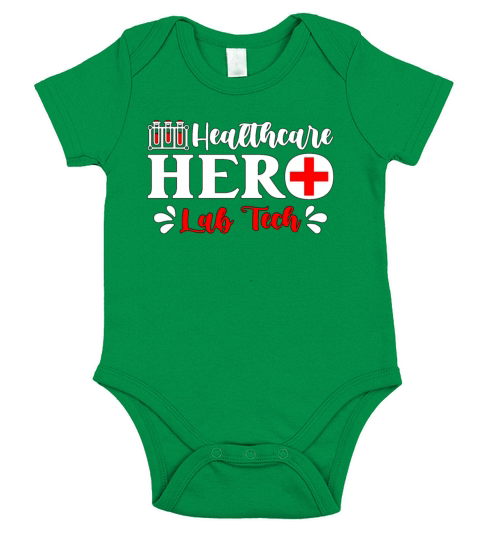 Lab Technician Health Care Hero Medical Laboratory Short Sleeve Baby One-Piece