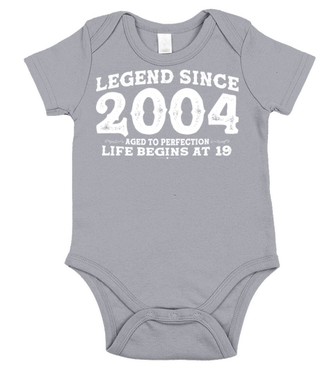 Legend Since 2004 19 Year of Perfection - 19th Short Sleeve Baby One-Piece