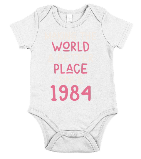 Making the World a better place since 1984 Short Sleeve Baby One-Piece
