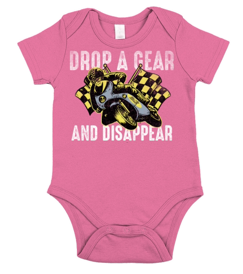 Motorcycle Riders Distressed Quote For Motorbike B Short Sleeve Baby One-Piece