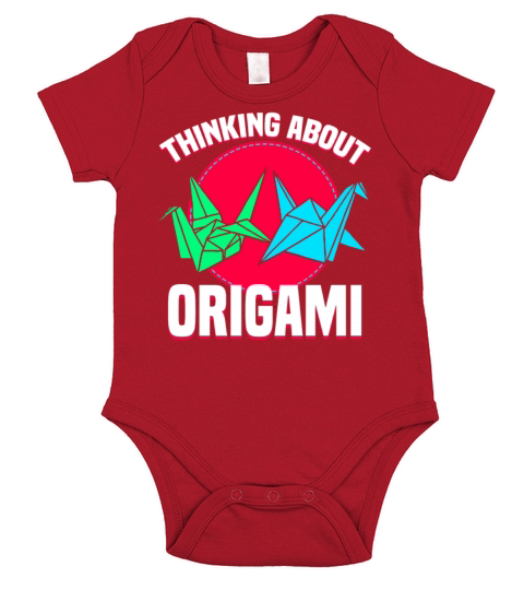 Thinking About Origami Short Sleeve Baby One-Piece