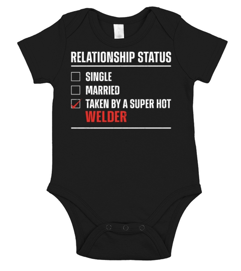 Welder Welding Girlfriend Vintage Short Sleeve Baby One-Piece