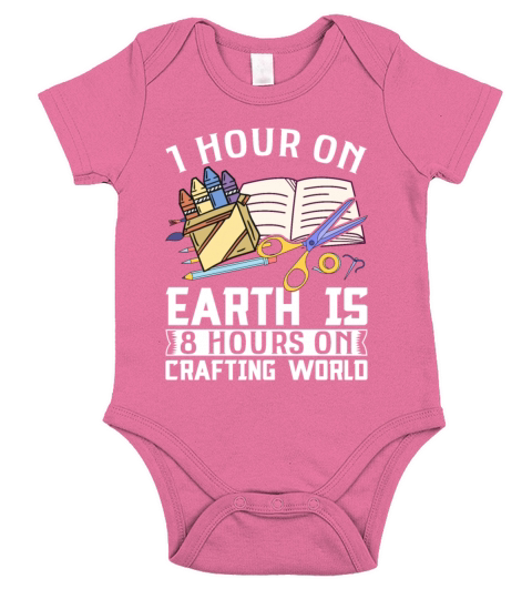 Witty Sayings Lifestyle Creative Crapfting Lovers Short Sleeve Baby One-Piece