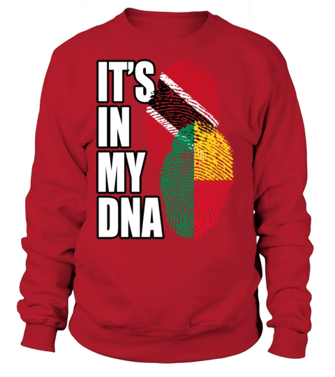 Beninese And Trinidad Tobago Mix Heritage DNA Flag Sweatshirt Unisex