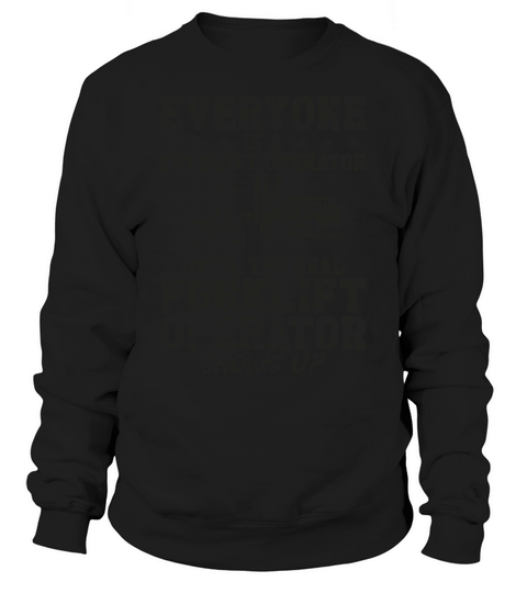 Certified Forklift Truck Operator Sweatshirt Unisex