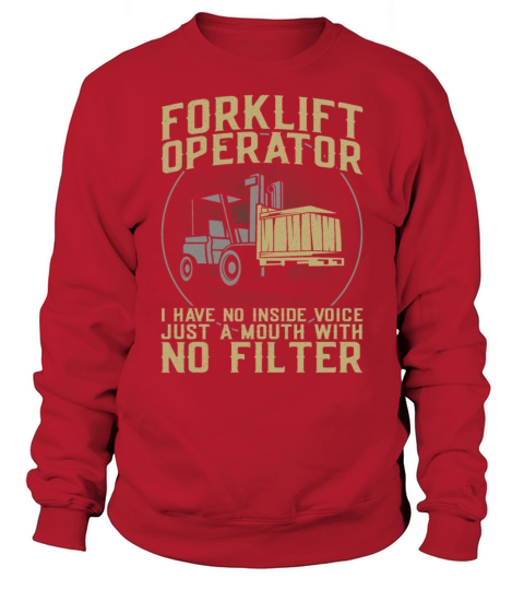 Certified Forklift Truck Operator Sweatshirt Unisex