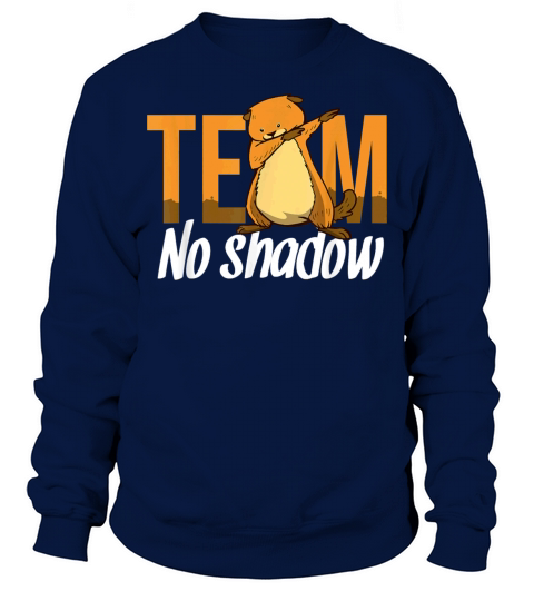 Funny Groundhog Day Team No Shadow Dabbing Kids Sweatshirt Unisex