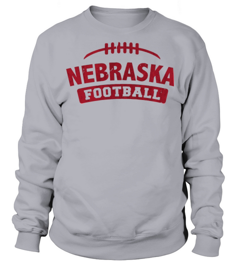Nebraska Football Vintage Distressed Sweatshirt Unisex