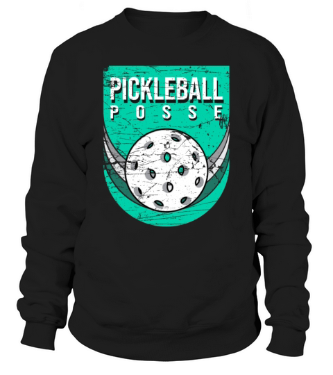 Retro Vintage Pickleball Posse For Pickers Sweatshirt Unisex